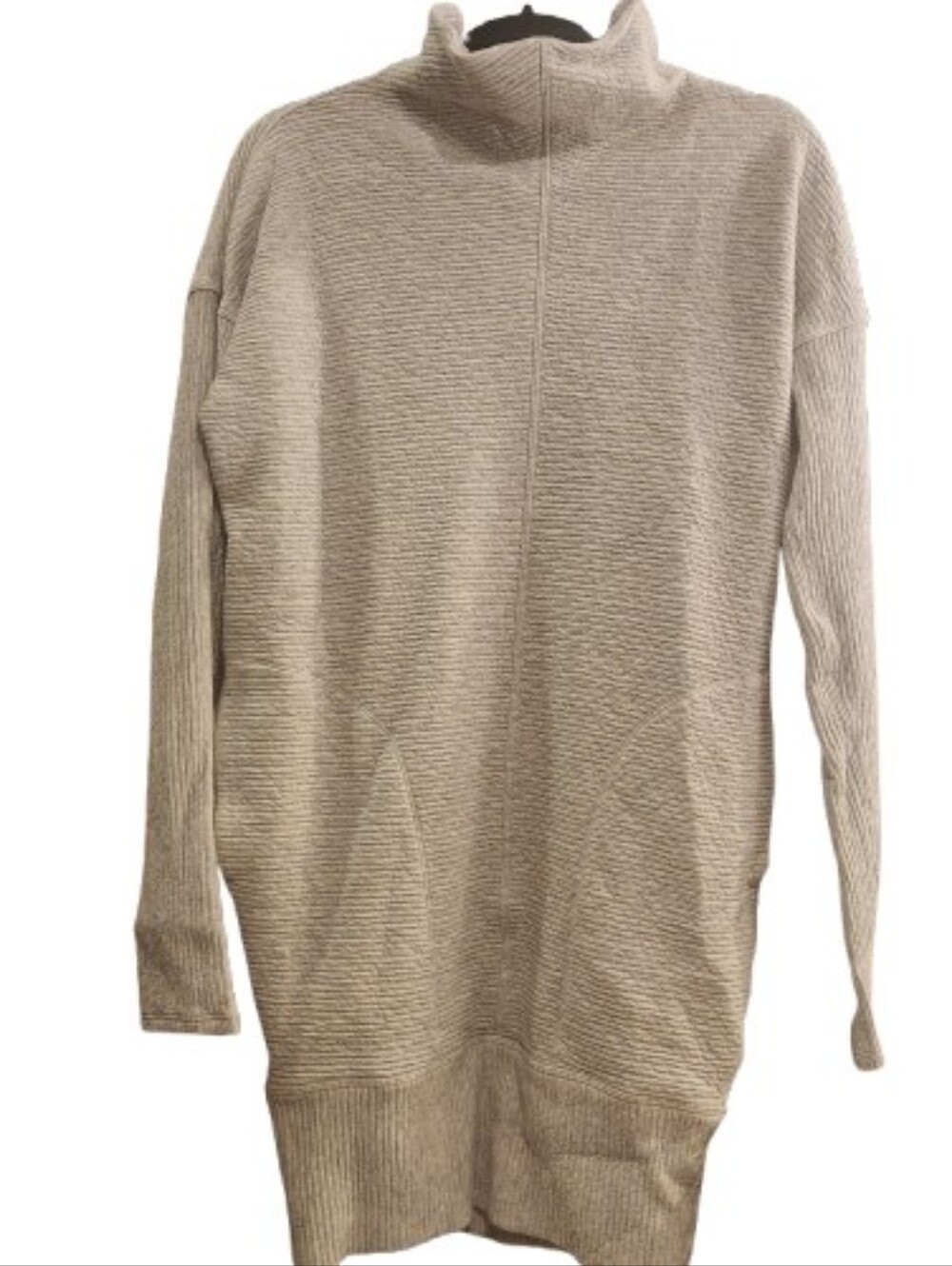 Lululemon Call for Cozy Dress,Size 2,Heather Grey, NWT—Luxe Ribbed Knit, Pockets